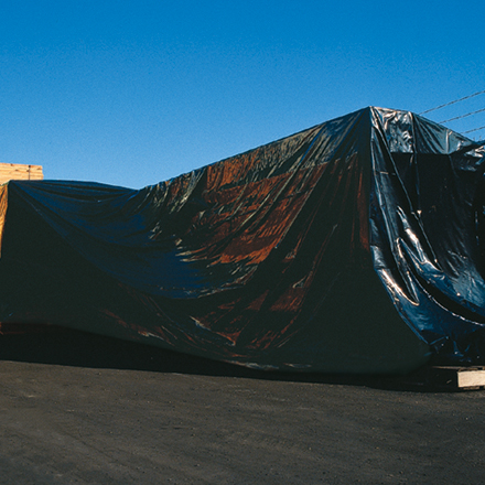 12 x 100' - 6 Mil Black Poly Sheeting